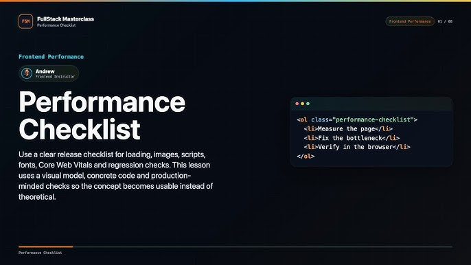 Blog post: Web Performance in 2025: What Actually Matters